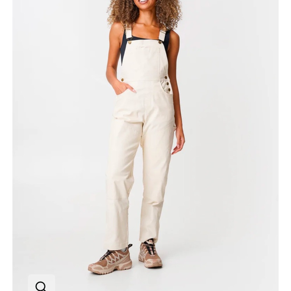 NWT cream overalls designed for women (alder apparel, size 2X)